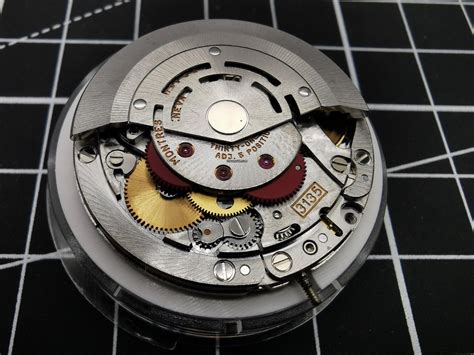 rolex 3135 movement chart.